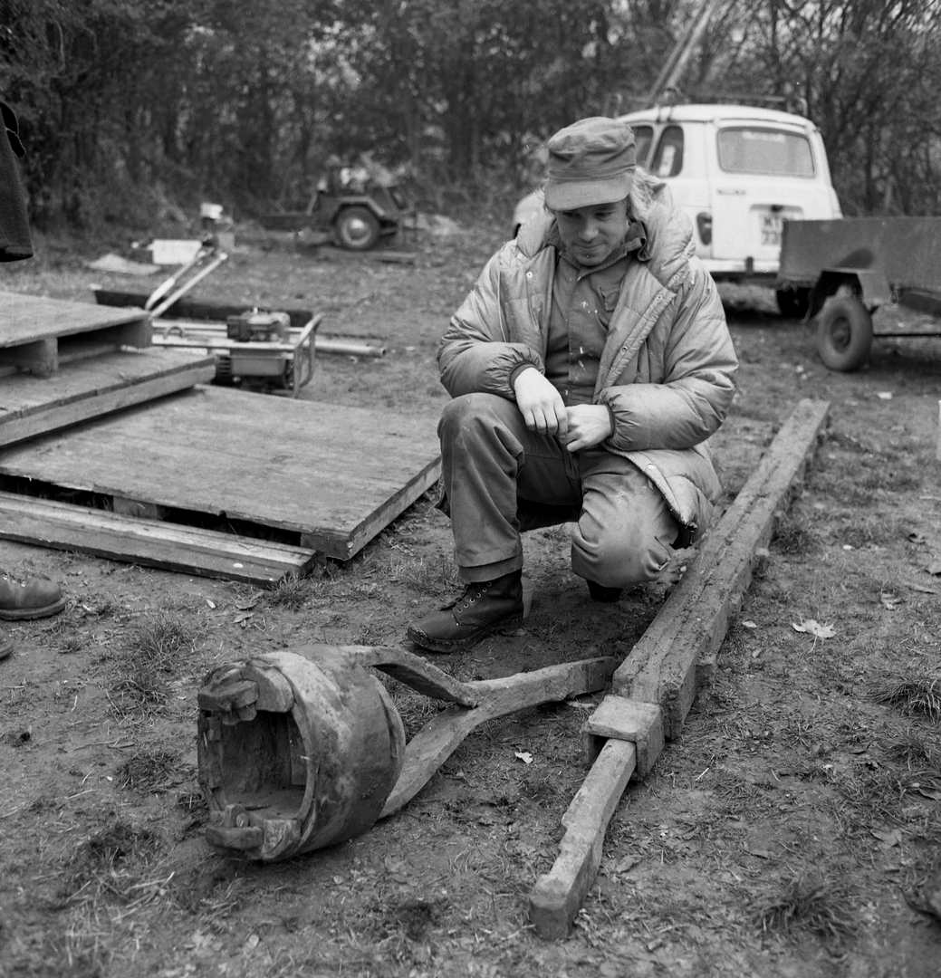 Pump bucket and rods Wills Founder shaft 1978